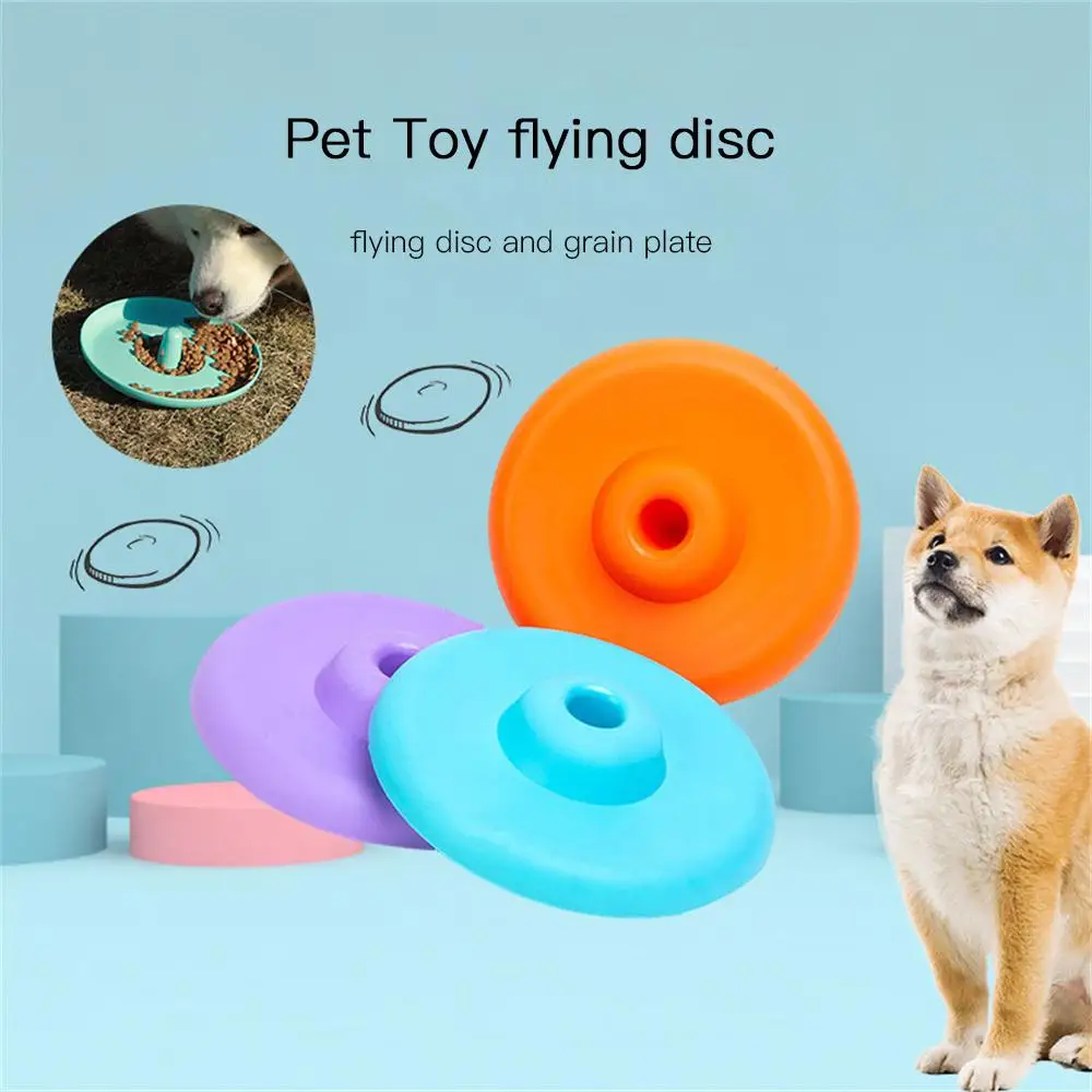 

1pcs Pet Toys Dog Flying Disc Tooth Grinder Bite Resistant Flying Disc Interactive Training Dog Flying Disc Toys Pet Supplies