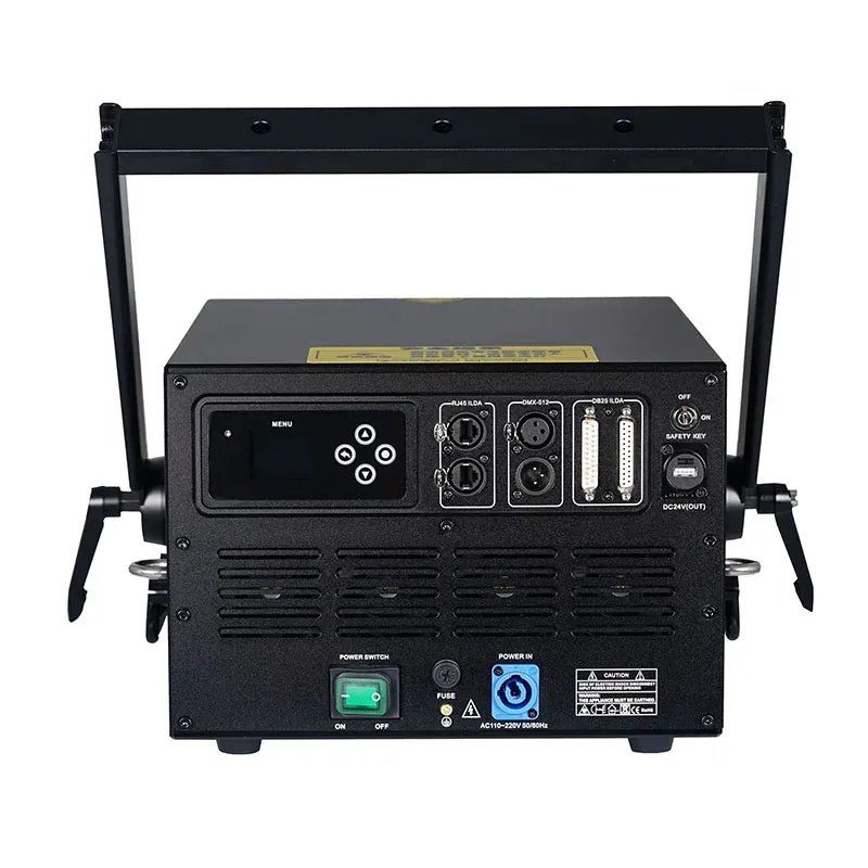 Фото Лазерный проектор AOPU 20W 30W с полноцветной анимацией, RGB-подсветкой, для сцены, свадеб, вечеринок и диджеев №3