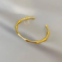 fashion high quality stainless steel temperament open thin bracelet personality handmade fashion jewelry for women accessories
