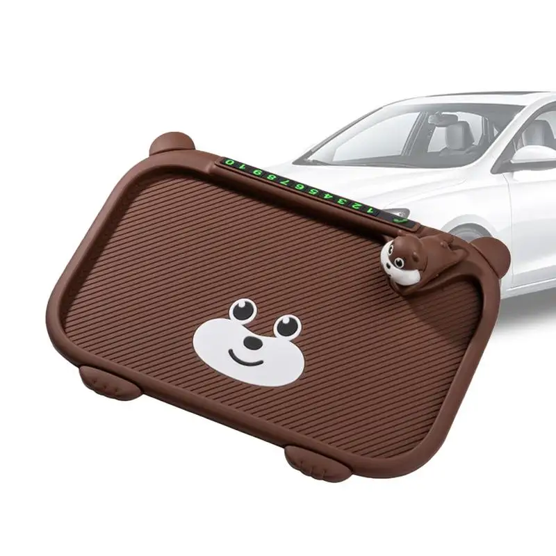 Автомобильный держатель для телефона с большой накладкой устойчивый