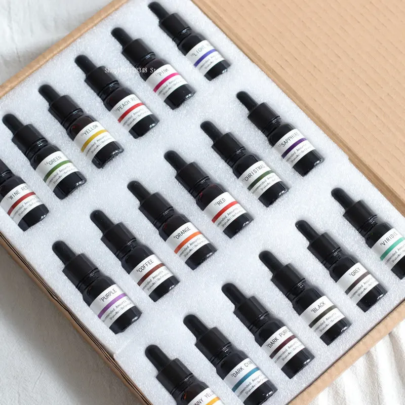 18 Color Candle Liquid Dye DIY Scented Candle Color Pigment Pigment Liquid Dye Set for Soybean Wax Paraffin Beeswax Jelly Wax