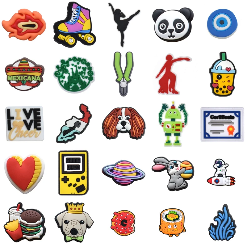 

Para Pins Shoes Accessories Shoe Charms Girl Gifts Boy Women Charm Decorations for Crocs Men Kids Packs Set Jeans Wholesale Bulk