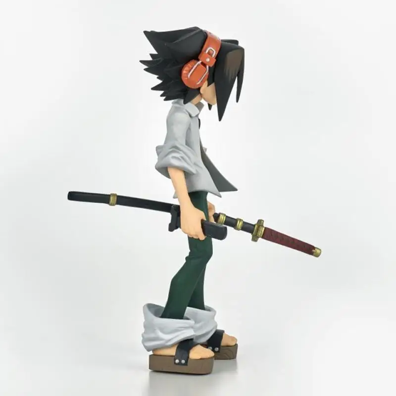Фото Оригинальная фигурка Bandai Shaman King You Asakura из ПВХ, аниме-модель, в коробке, игрушка, подарок, подлинная, в наличии №4