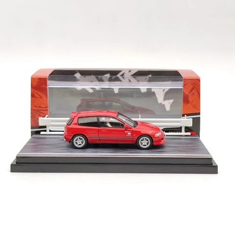 Hobby Япония 1:64 для Civic (EG6) с дисплеем двигателя красная модель HJ641017GR литые игрушки автомобили коллекционные подарки