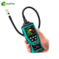 ecofive ms8800 handheld combustible gas analyzer port flammable natural gas leaking detector meter tester sound and light alarm
