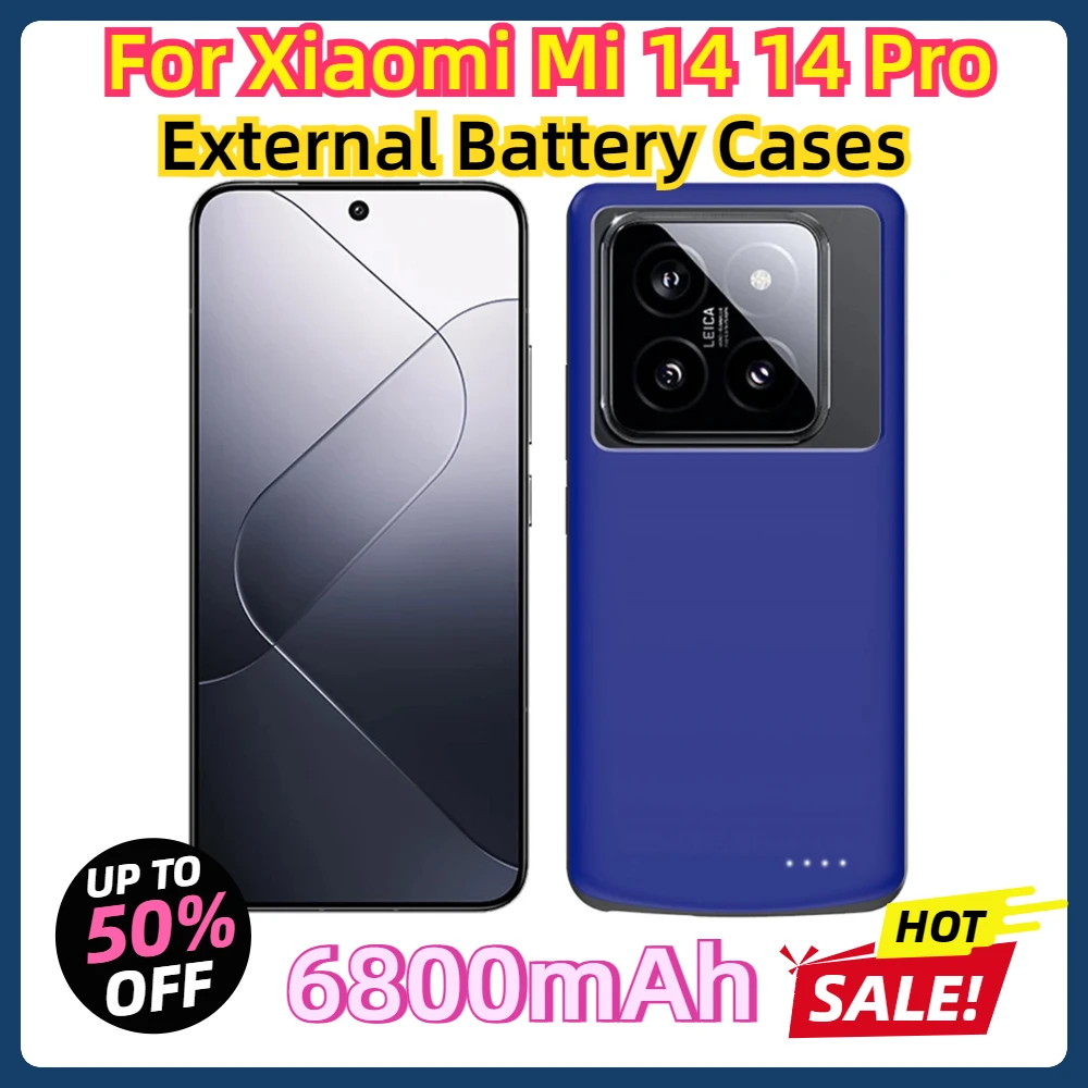 Внешний аккумулятор для Xiaomi Mi 14 Pro 6800 мАч