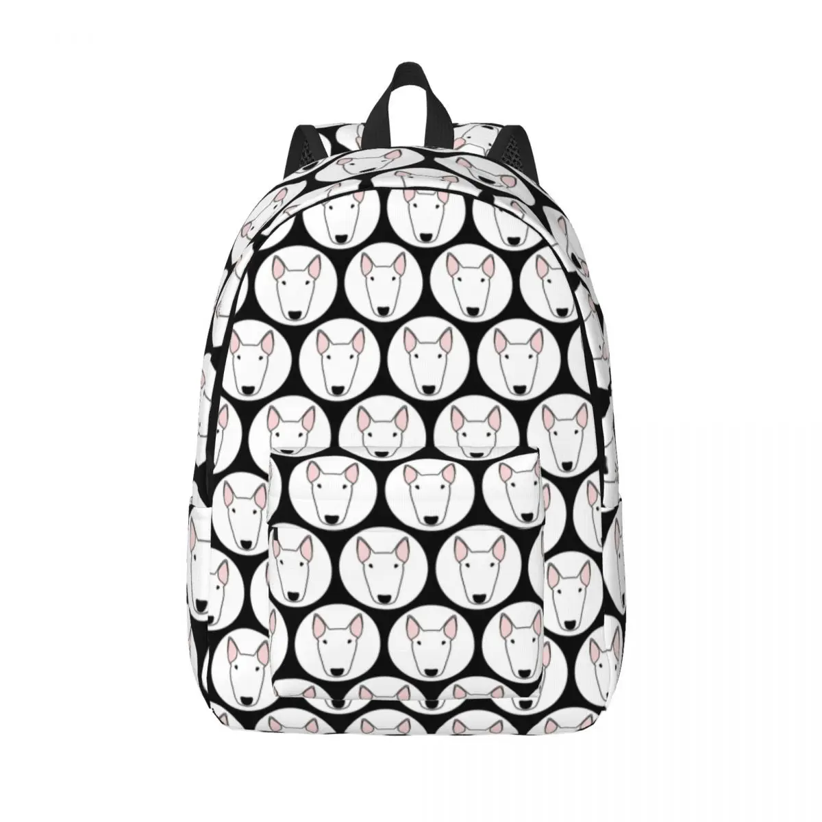 Холщовый Рюкзак Bull Terrier для женщин и мужчин водонепроницаемый школьный ранец