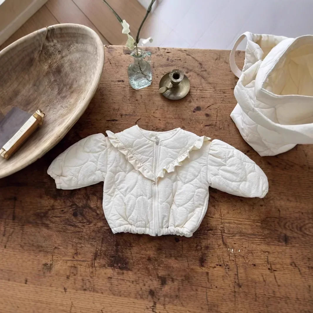 Детская осенне-зимняя куртка INS в корейском стиле легкое хлопковое пальто на