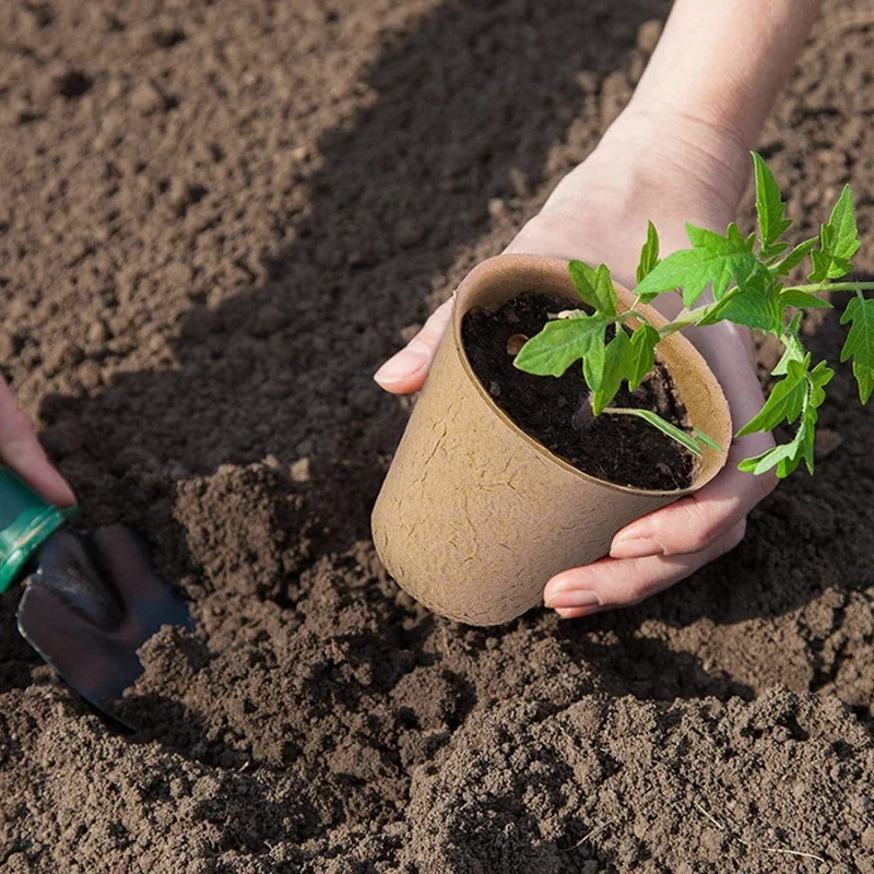 

Peat Pots, 360 Pcs 3 Inch Seed Starting Pots Round Nursery Pot, Biodegradable Plants Pots With Bonus 120 Plant Labels