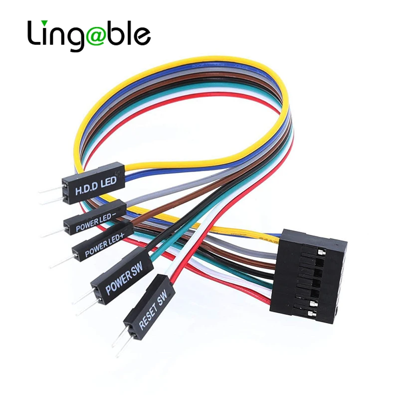 Cable For Lenovo Motherboard Pc Host Shell Front Panel 20cm