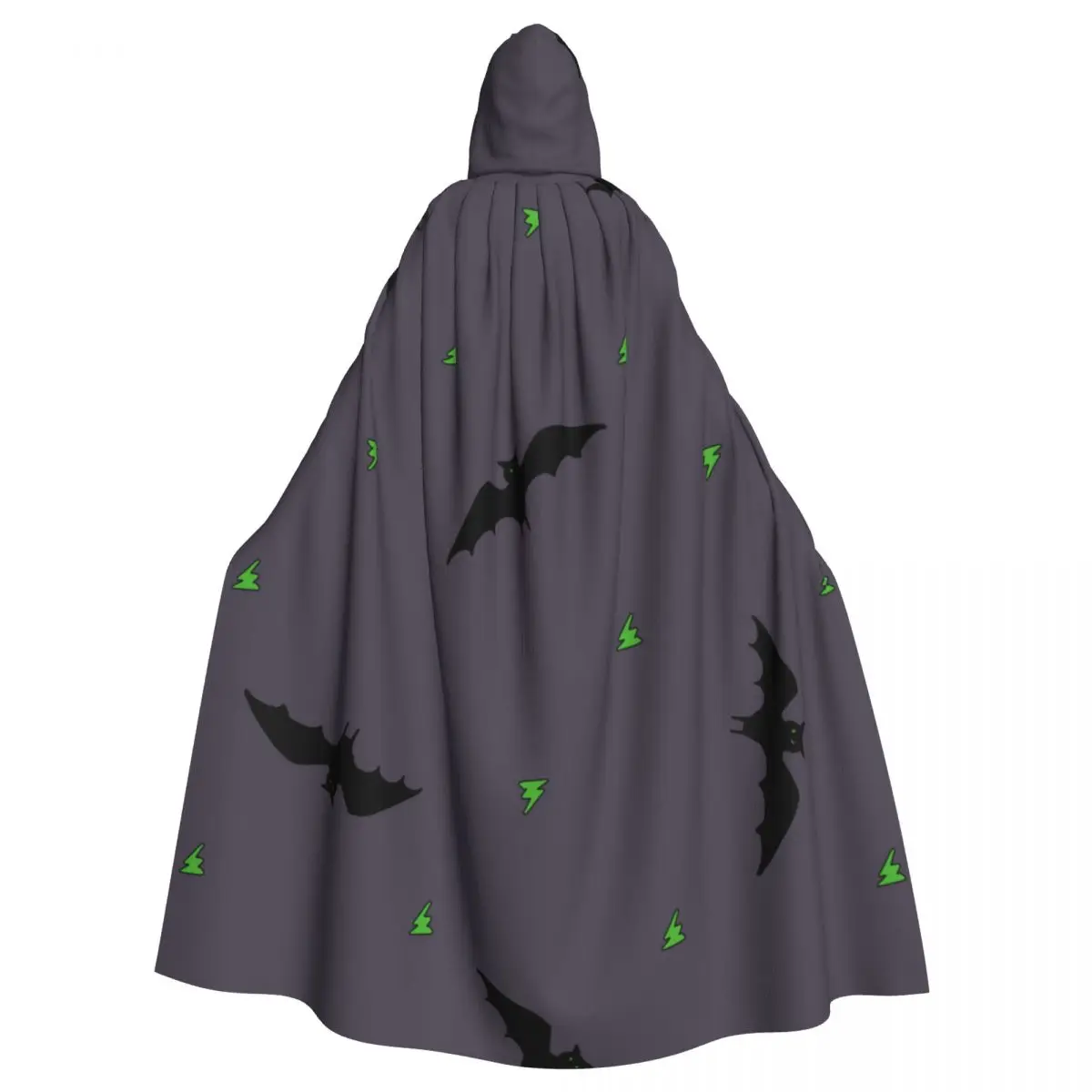 

Hooded Cloak Unisex Cloak with Hood Cute Bat In The Night Sky Cloak Vampire Witch Cape Cosplay Costume