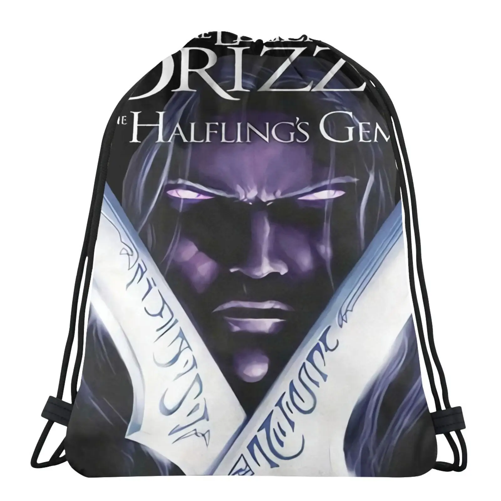 

Drizzt Dourden, сумки с подвесками и драгоценными камнями для мужчин, сумка для девочек, сумка, рюкзак, сумка для хранения, сумка для физической кул...