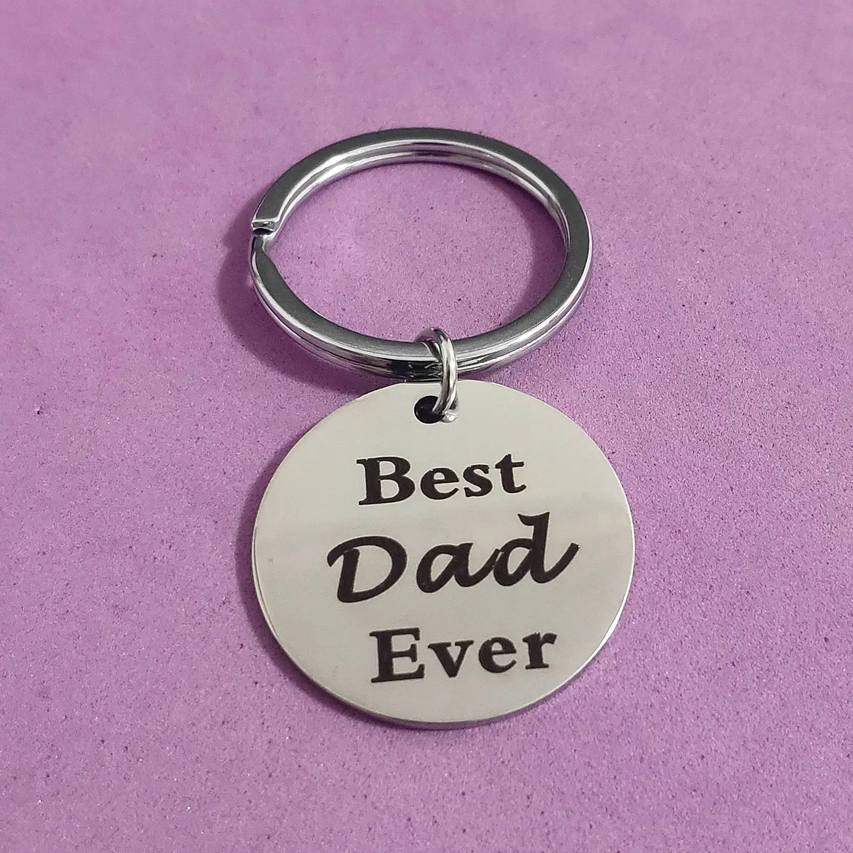 Брелок для ключей на День отца брелок с изображением лучшего папы мамы |
