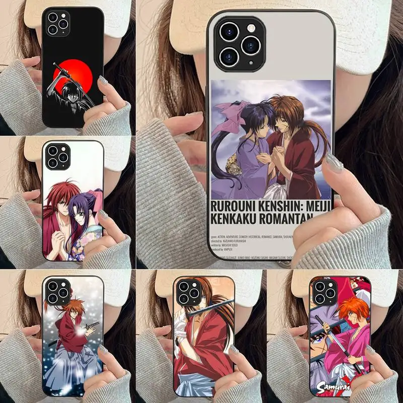 

Anime Rurouni Kenshin Phone Case For Iphone 7 8 Plus X Xr Xs 11 12 13 Se2020 Mini Mobile Iphones 14 Pro Max Case