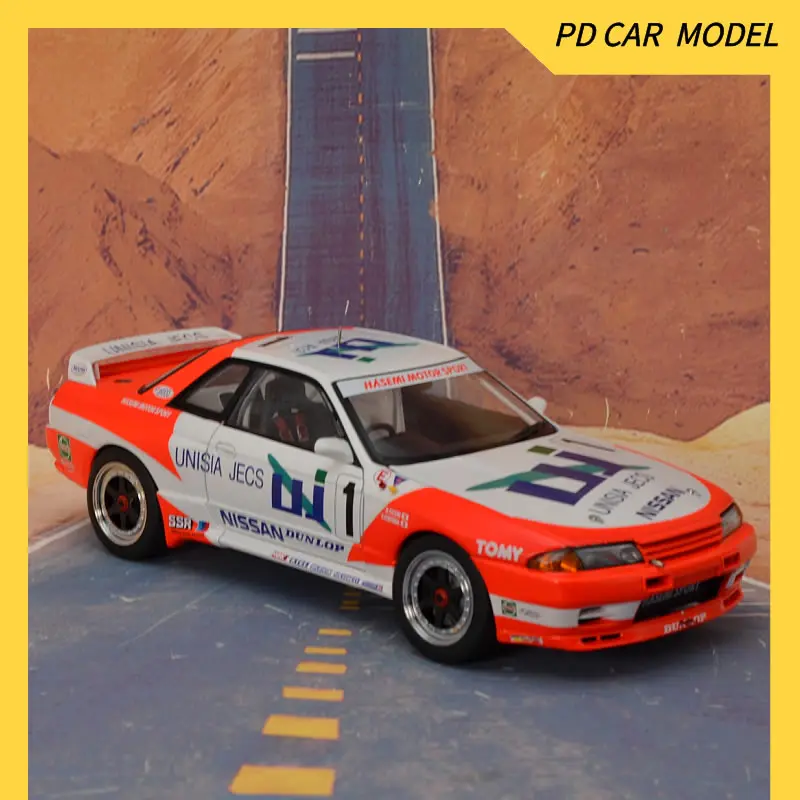 AUTOART Коллекционная модель масштаба 1:18 для NISSAN SKYLINE GT-R (R32) GROUP A 1993 г. UNISIA JECS # 1 друзей
