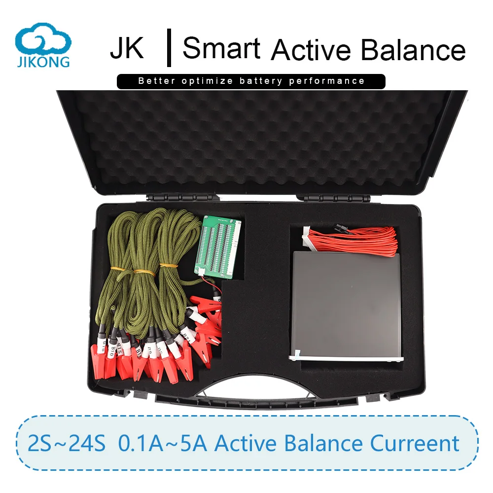 

JIKONG BT Intelligent Balancer Balancing Current 5A 2-24S High Current Balancing Active Balancing Support Li ion Lifepo4 LTO