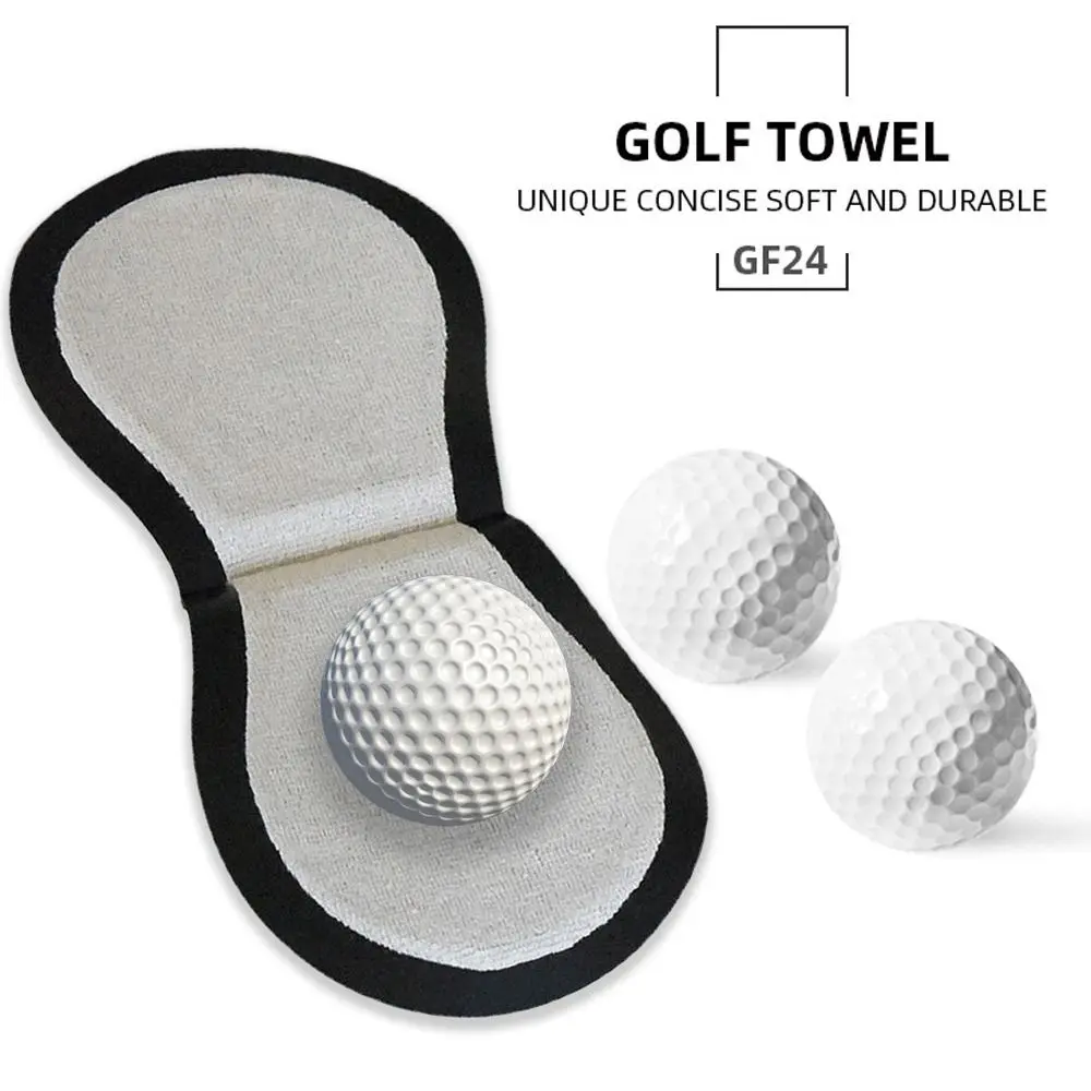 

4 шт., прочная профессиональная портативная салфетка для чистки мячей для гольфа