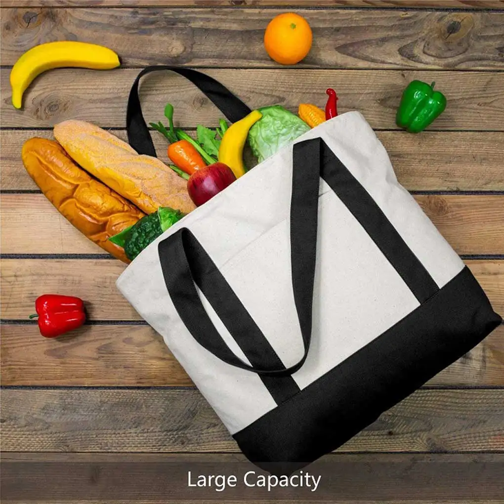 

Woman Canvas Shoulder Bag Tote Casual Travel Crossbody Bags Beige