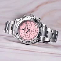 pagani design men quartz wristwatches 2022 luxury sport women watch for men chronograph vk63 10bar waterproof clockreloj hombre