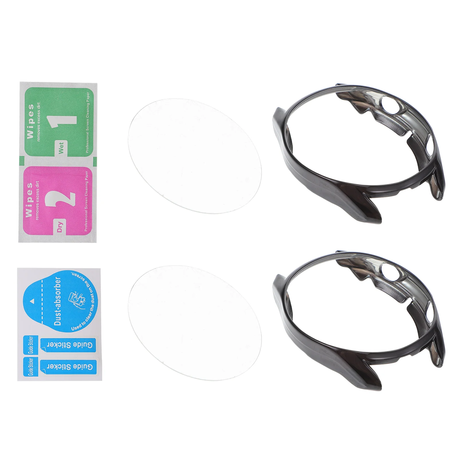 

4pcs Watch Screen Tempered Films and Bumper Frame Compatible with Watch 3 45mm