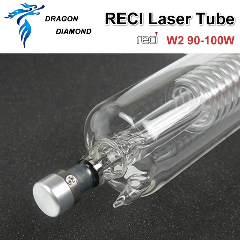 Фото Трубы Co2 Reci W1 W2 W4 W6 W8 мощностью 80 Вт, 100 Вт, 150 Вт для прецизионной резки и гравировки CO2 (модель 2026) №4