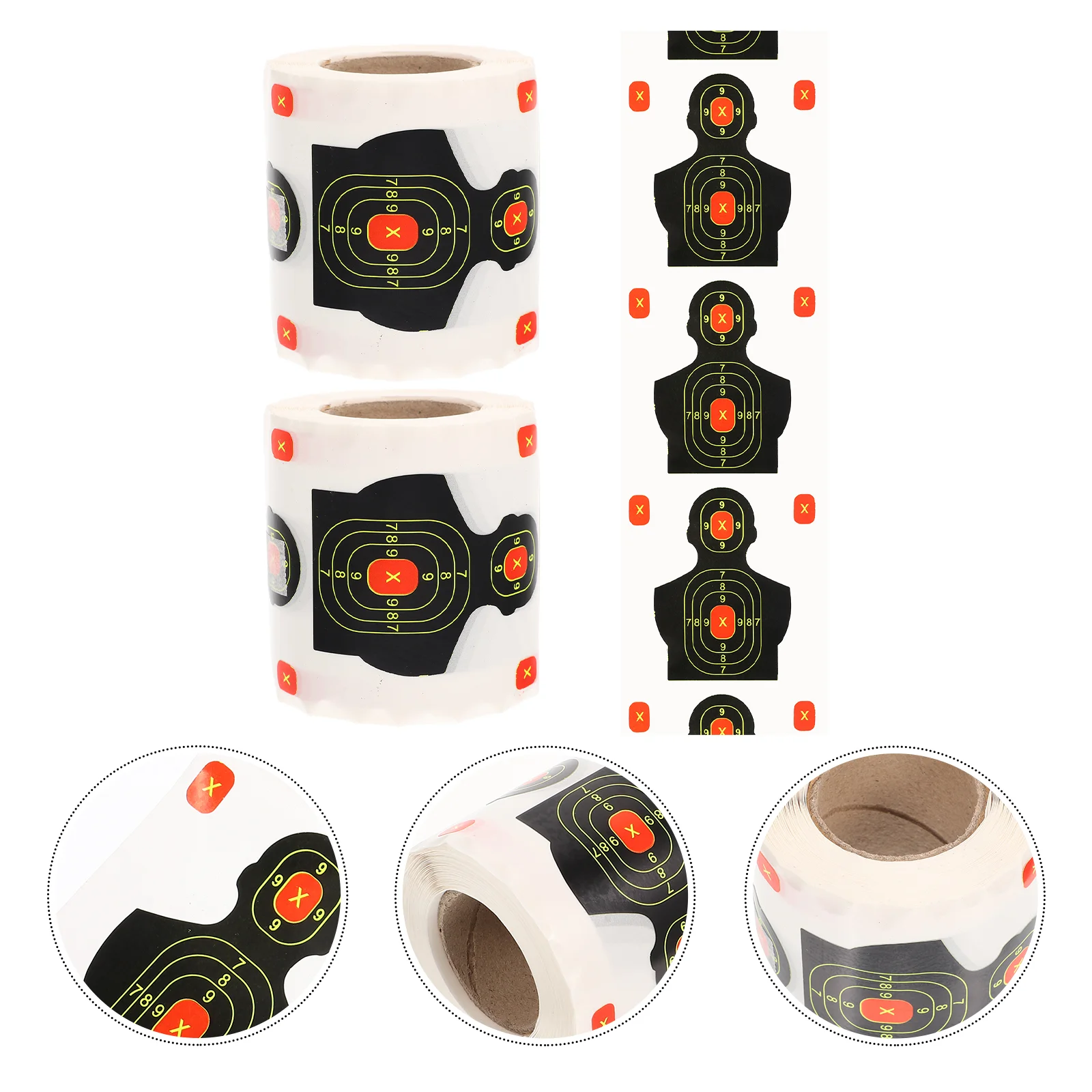 

200 Pcs Sport Stickers Shooting Paper Creative Labels Practical Game Portable Pasters Spots