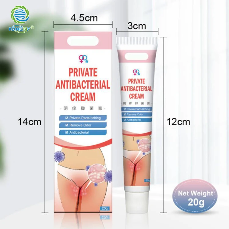 20g Female Vaginitis Cream Woman Private Parts Antipruritic Ointment Eczema Remove Odor Dermatitis Relief Paste |