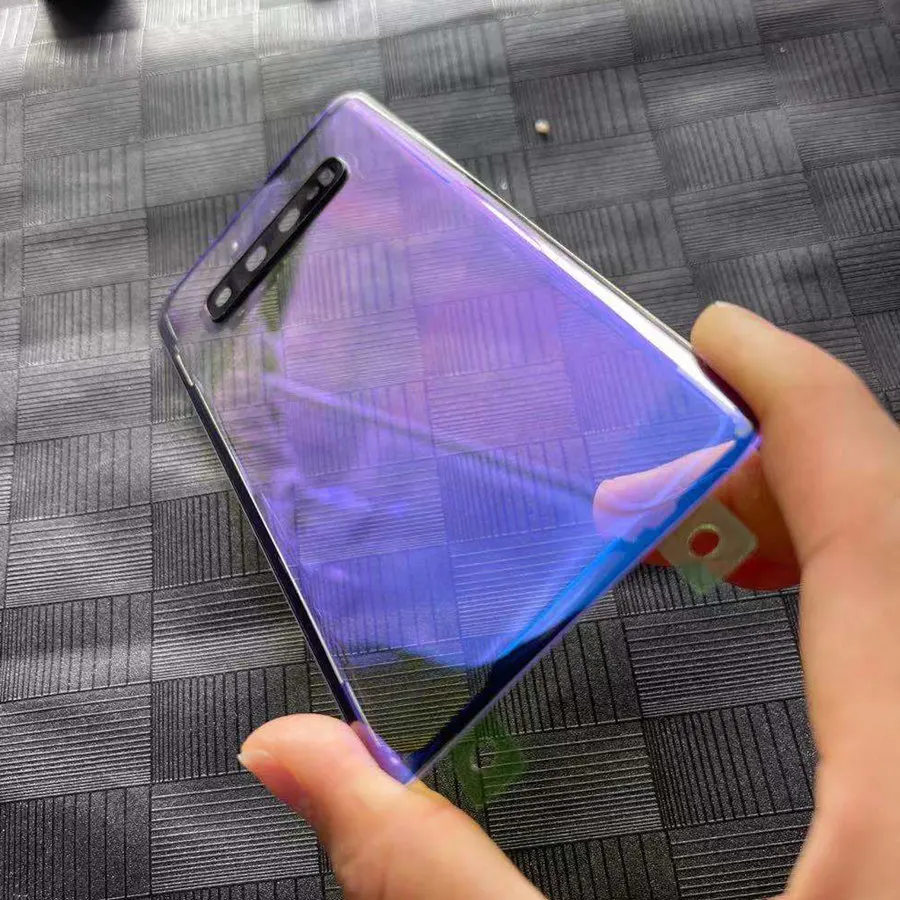 Прозрачная Задняя стеклянная крышка для SAMSUNG Galaxy Note 10 9 8 Plus Крышка батарейного