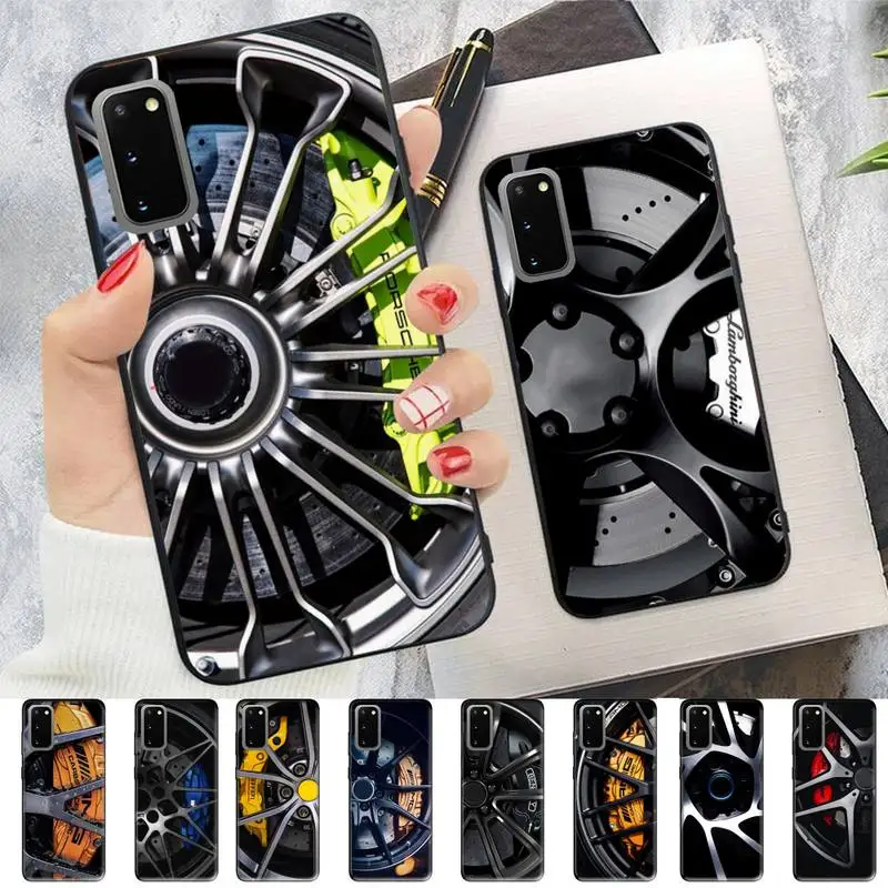

Sports Car Wheel Phone Case for Samsung S10 21 20 9 8 plus lite S20 UlTRA 7edge