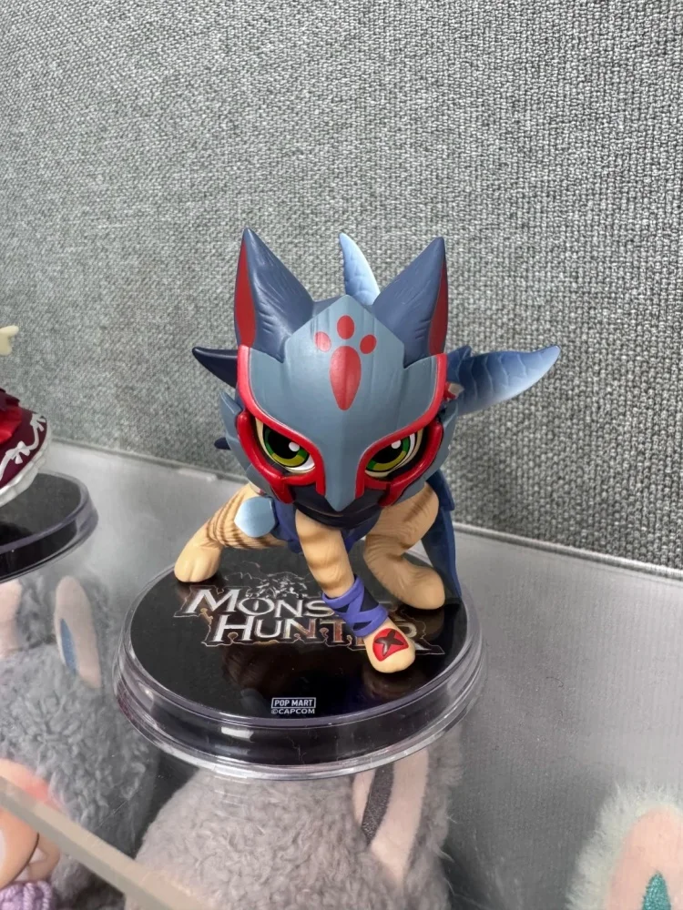 Фото Коллекционная фигурка Popmart Monster Hunter Felyne Blind Box Ruiner Palico: Модная игрушка, кавайная аниме-коллекция, коробки-сюрпризы №3