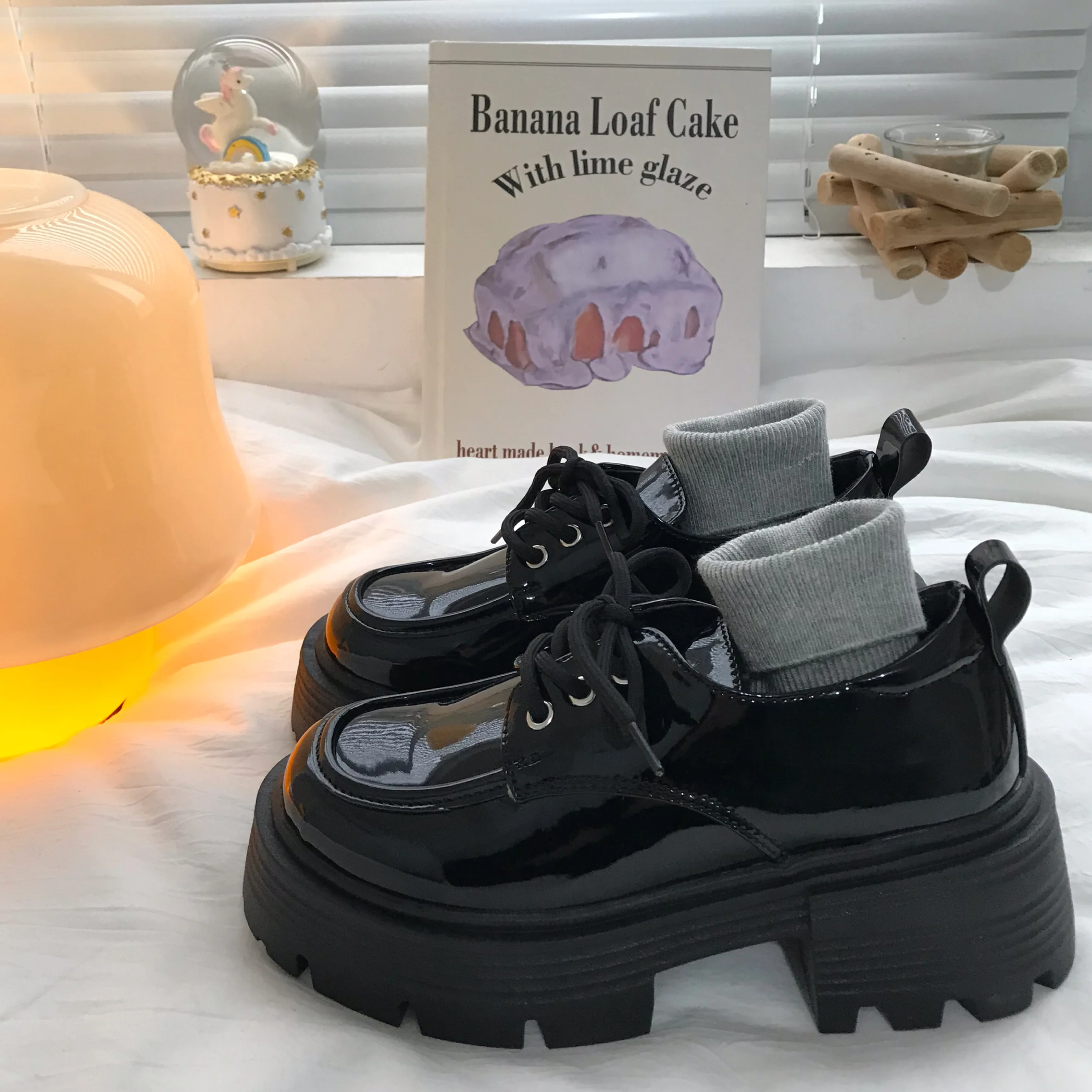 

Туфли на платформе, новинка 2023, обувь в стиле "Лолита", туфли на толстой подошве, Туфли Мэри Джейн, Университетская повседневная обувь для девочек, японская кожаная Униформа JK