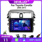 Автомагнитола 2 din на Android 11 с GPS-навигацией, мультимедийный видеоплеер для Toyota Corolla E140, E150, 2006, 2007-2013, 2 din, стерео, DVD, FM
