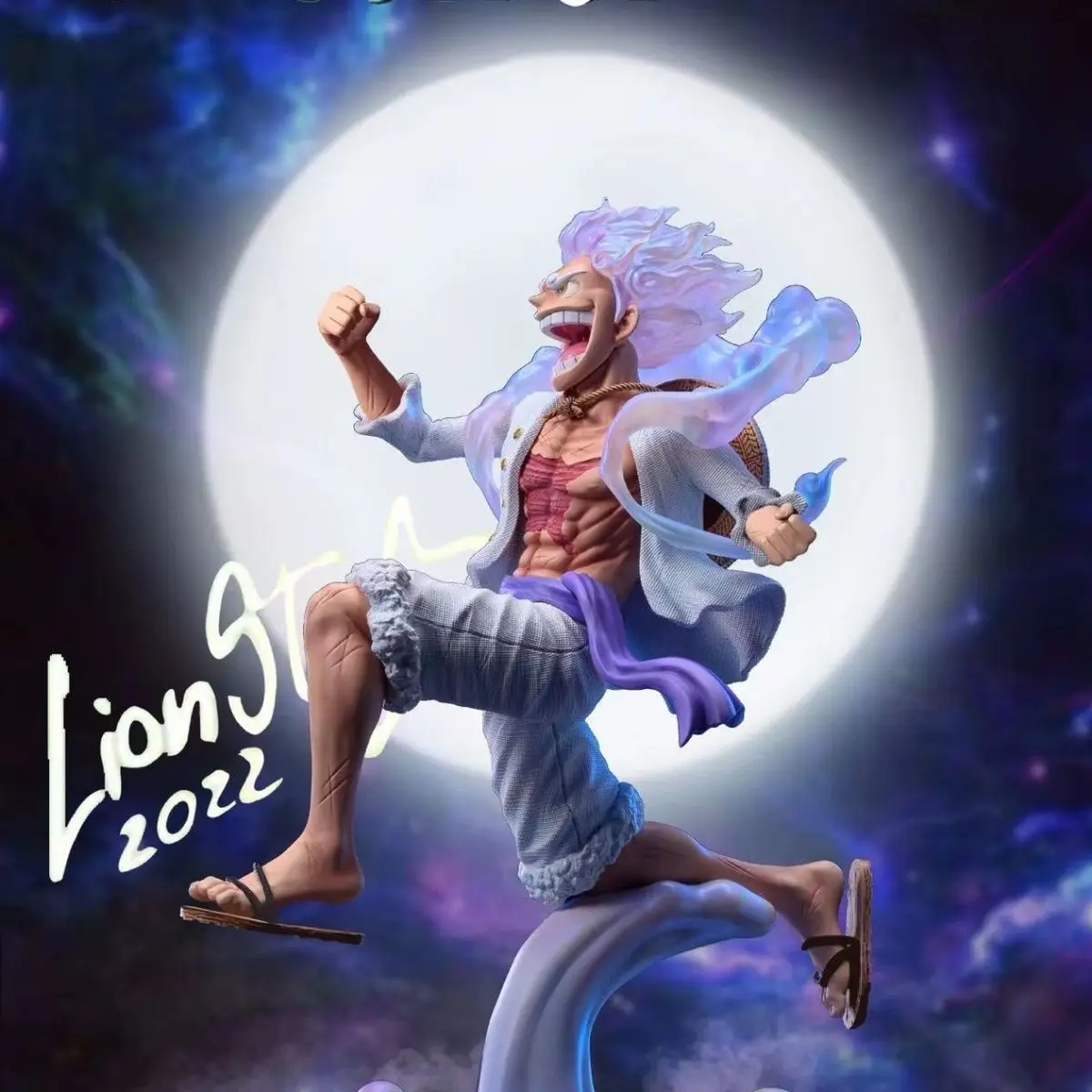

19cm One Piece Gear 5 Sun God Nika Luffy Action Figure Anime PVC Collection Dolls Monkey D Luffy Figurine Gk Statue Model Toys