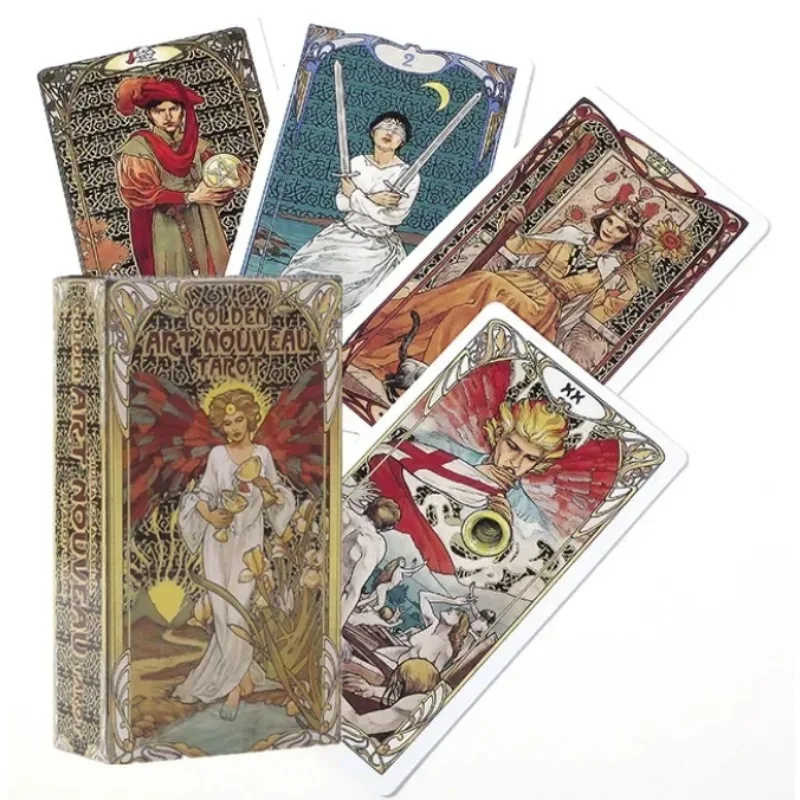 Новые золотистые карты-Таро и подставка для руководителей настольные игры