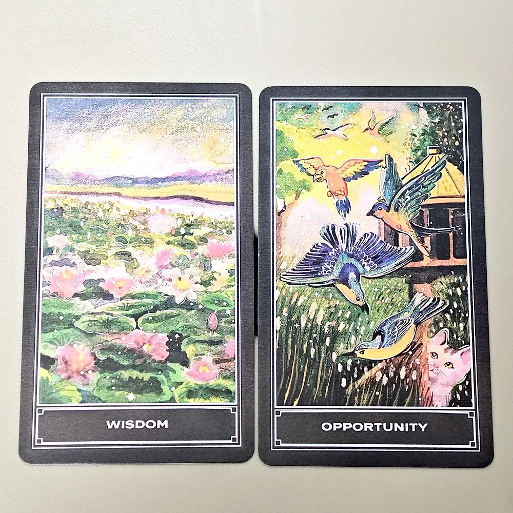 Очаровательные карты Таро земли 10 3*6 см-Карты животных 80 карт с полным