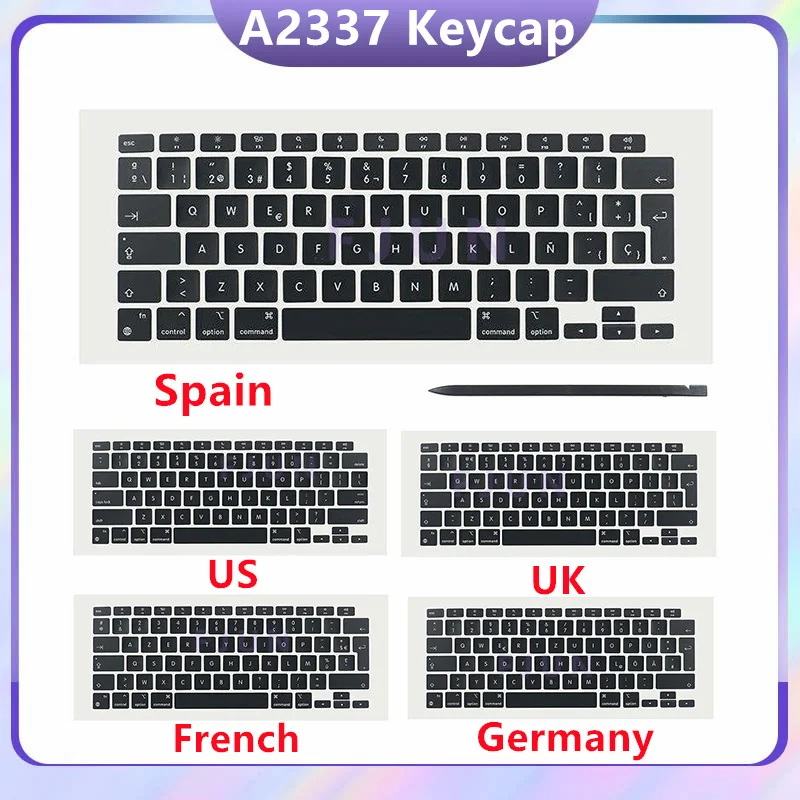 Для Apple Macbook Air Retina 13 дюймов M1 A2337 колпачки для клавиш клавиатура русский RU США