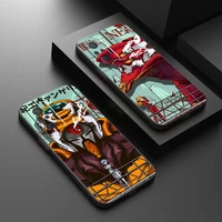 neon genesis evangelion phone case for xiaomi redmi 7 8 7a 8a 9 9i 9at 9t 9a 9c note 7 8 2021 8t 8 pro coque soft