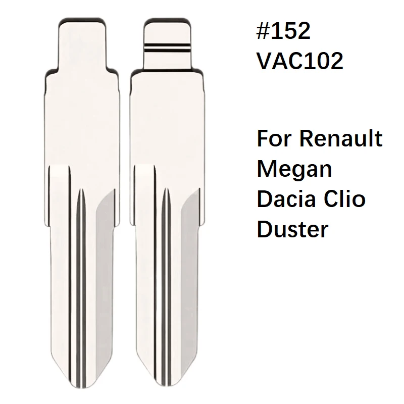 151-166 #   Универсальный необрезанный дистанционный откидной автомобильный ключ, пустое лезвие для KeyDiy KD Xhorse VVDI JMD для Renault Chery Hyundai Kia Fiat Ford