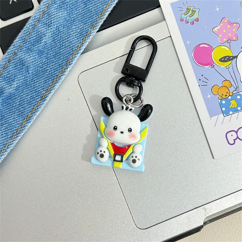 Kawaii американские горки Pochacco Sanrio брелок аниме бампер автомобиль Hello Kitty детский
