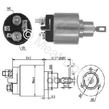 Relay retractor VW Golf II 1.6 TD transporter IV 2.5 TDI meat &amp Doria art. 46002 | Tire Pressure Alarm