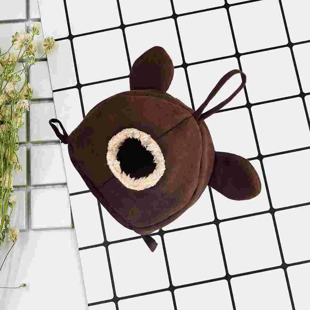 

1pc Small Plush Simple Hanging Bed Pet Supplies House for Mice Hamster Squirrel