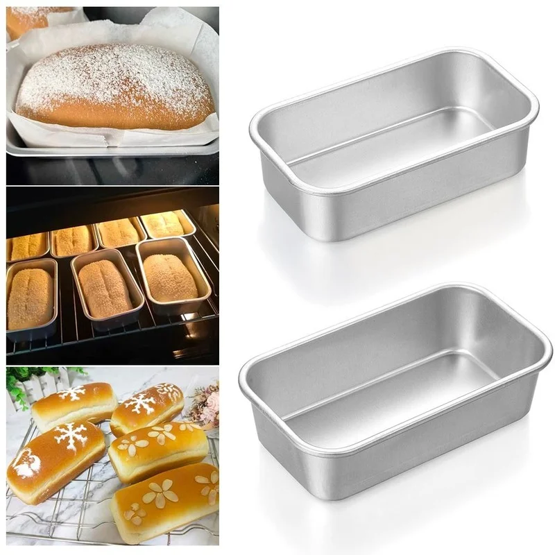 

Loaf Pan Rectangle Toast Bread Mold Cake Mold Carbon Steel Loaf Pastry Baking Bakeware DIY Non Stick Pan Baking Supplies