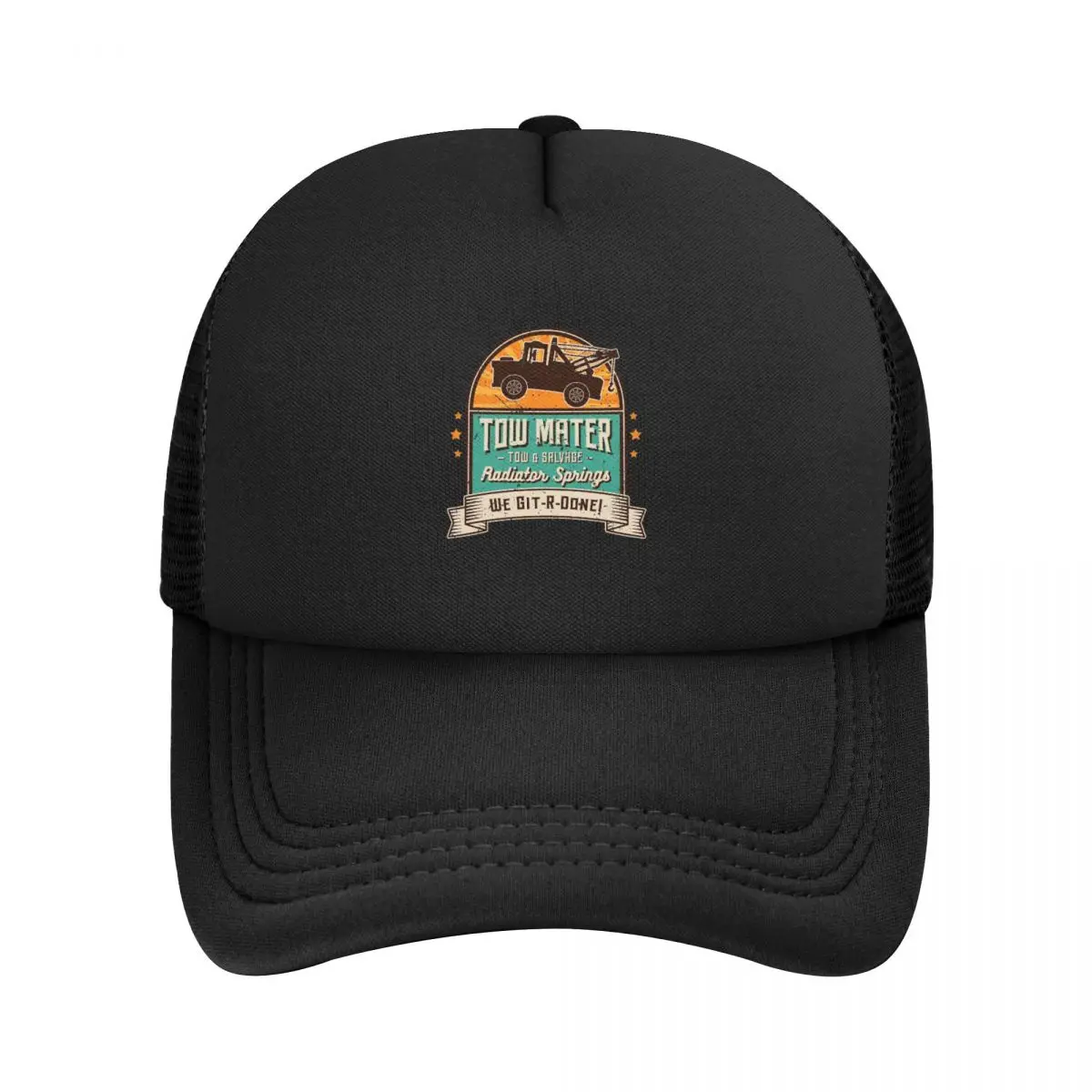 Tow Mater - Бейсболки с сеткой And Salvage Snapback Дышащие повседневные кепки для улицы мужчин