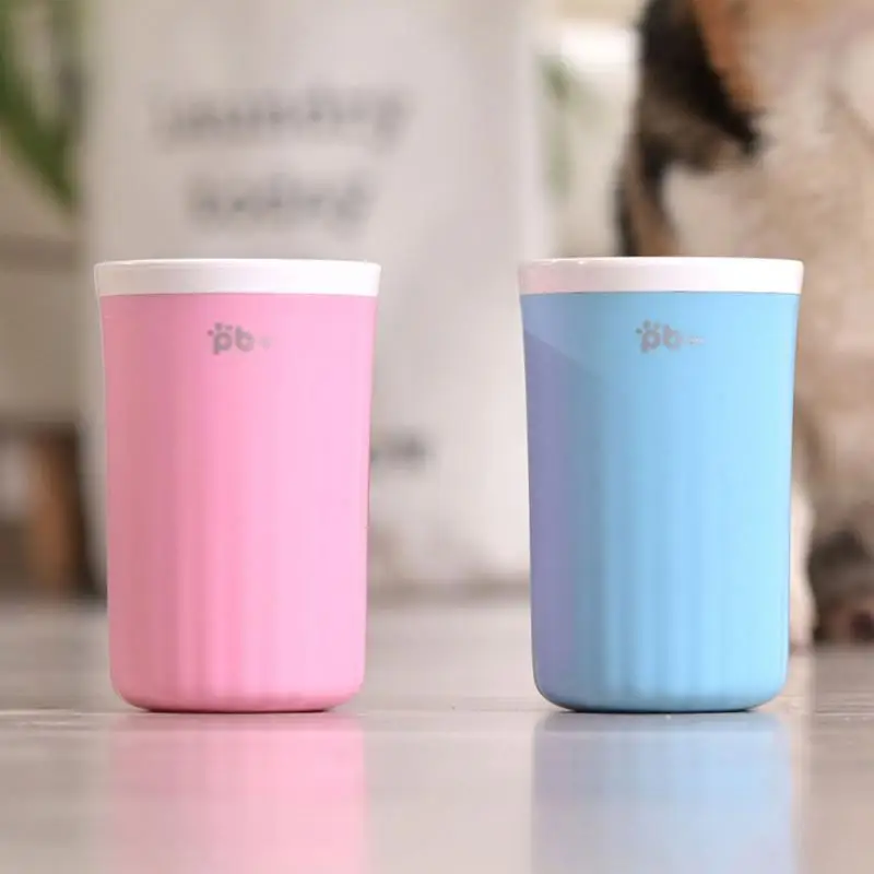 

Pet Foot Washing Cup Convenient Comfortable Silicone Brush Easy To Disassemble Pet Product Paw Cleaner Paw Clean Tools