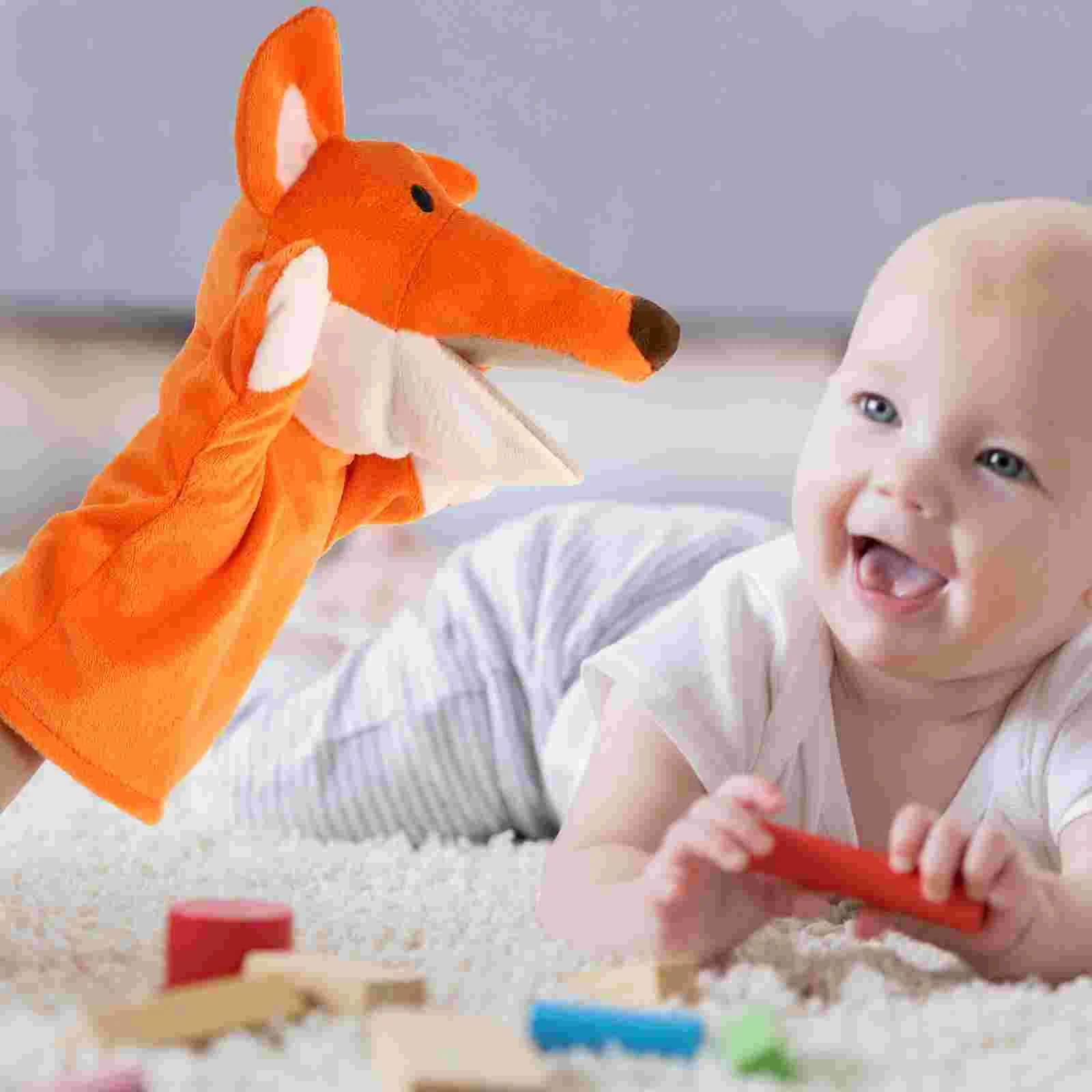 Ручная кукла Ворона игрушки для малышей мини-плюшевые животные детские куклы на