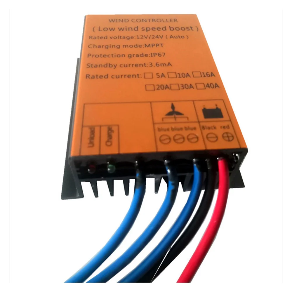 

1000W Voltage Boost Wind Controller 12V 24V MPPT Rectifier Wind Charge Controller for Turbine Generator Low Wind Speed