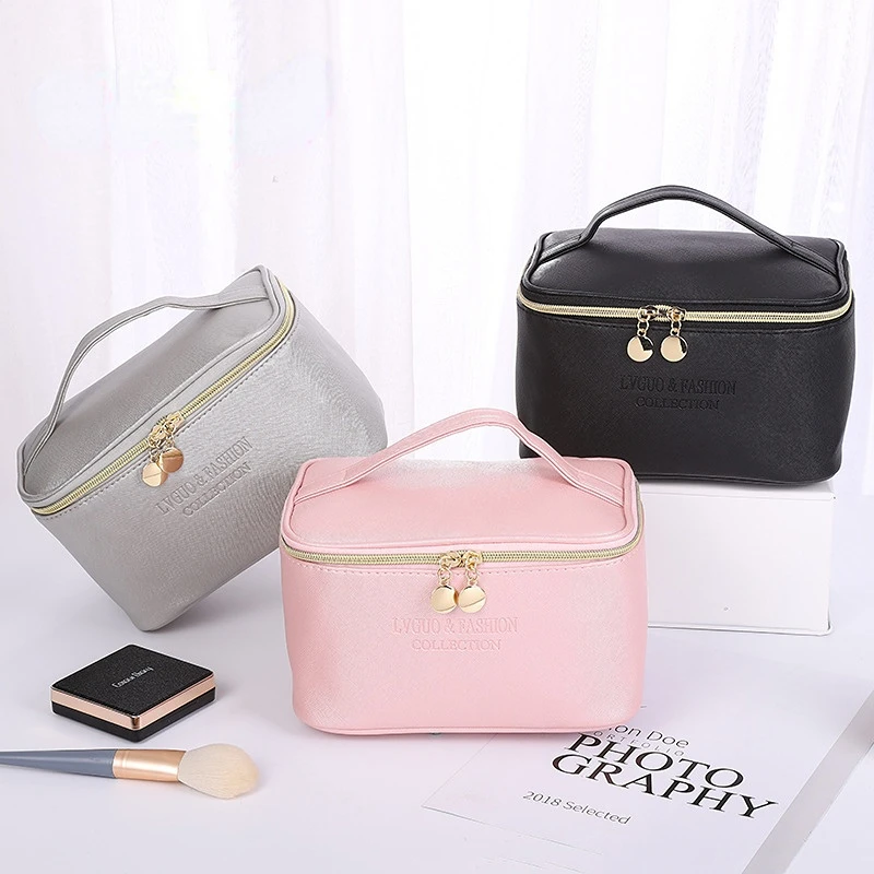 

Multifunction Women Cosmetic Bag Travel Toiletry Storage Organize Handbag Waterproof Female Portable Makeup Case make up bag