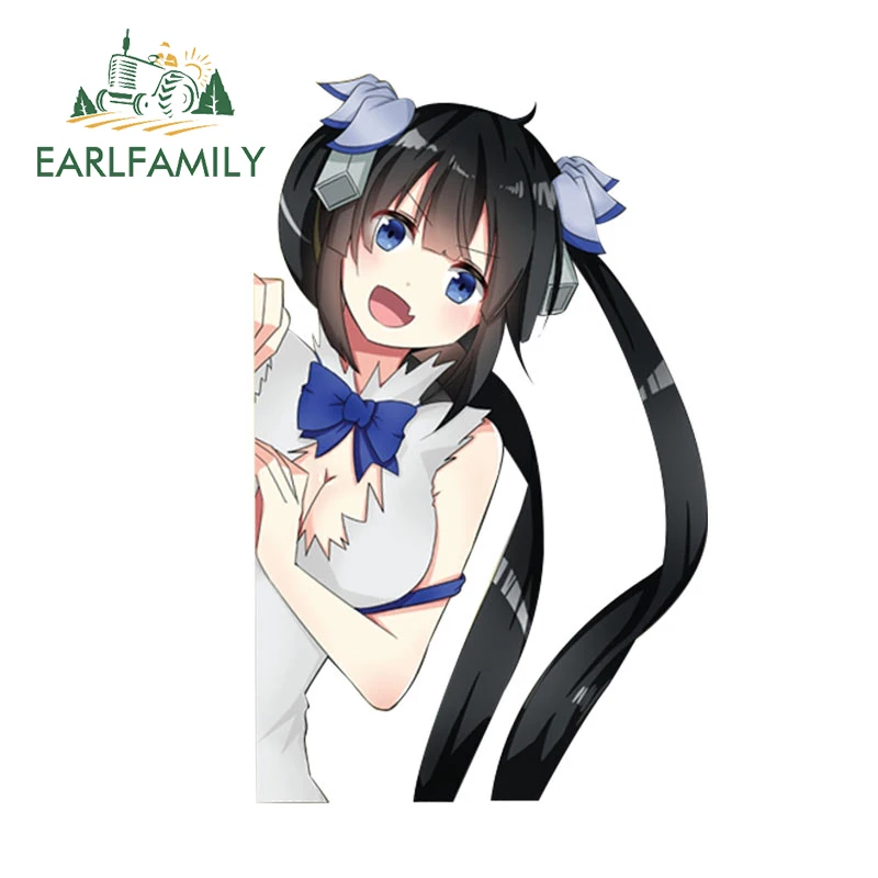 EARLFAMILY 13 см x 4 3 для Danmachi Hestia автомобильные наклейки забавные аниме мотоциклетные