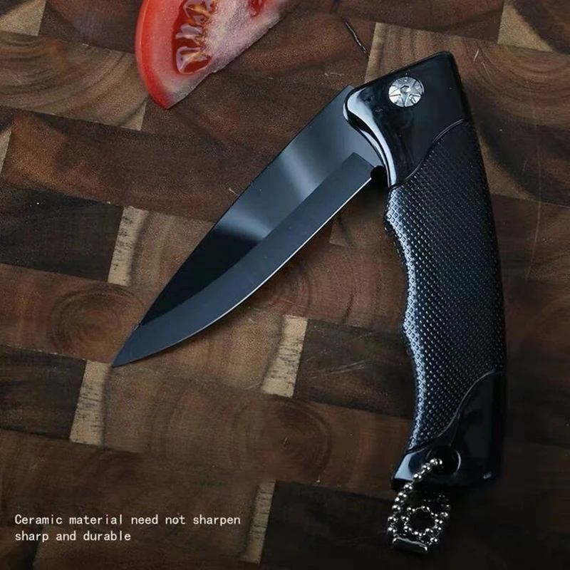 Керамический складной нож карманный для резки фруктов