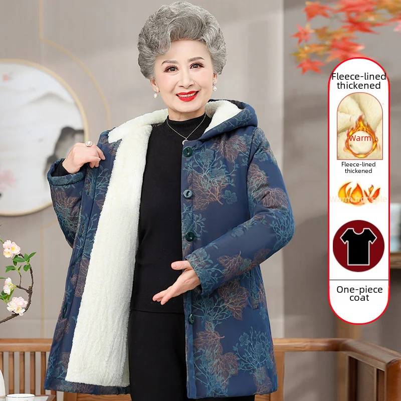 Утолщенное хлопковое пальто на флисовой подкладке зимняя парка куртка для